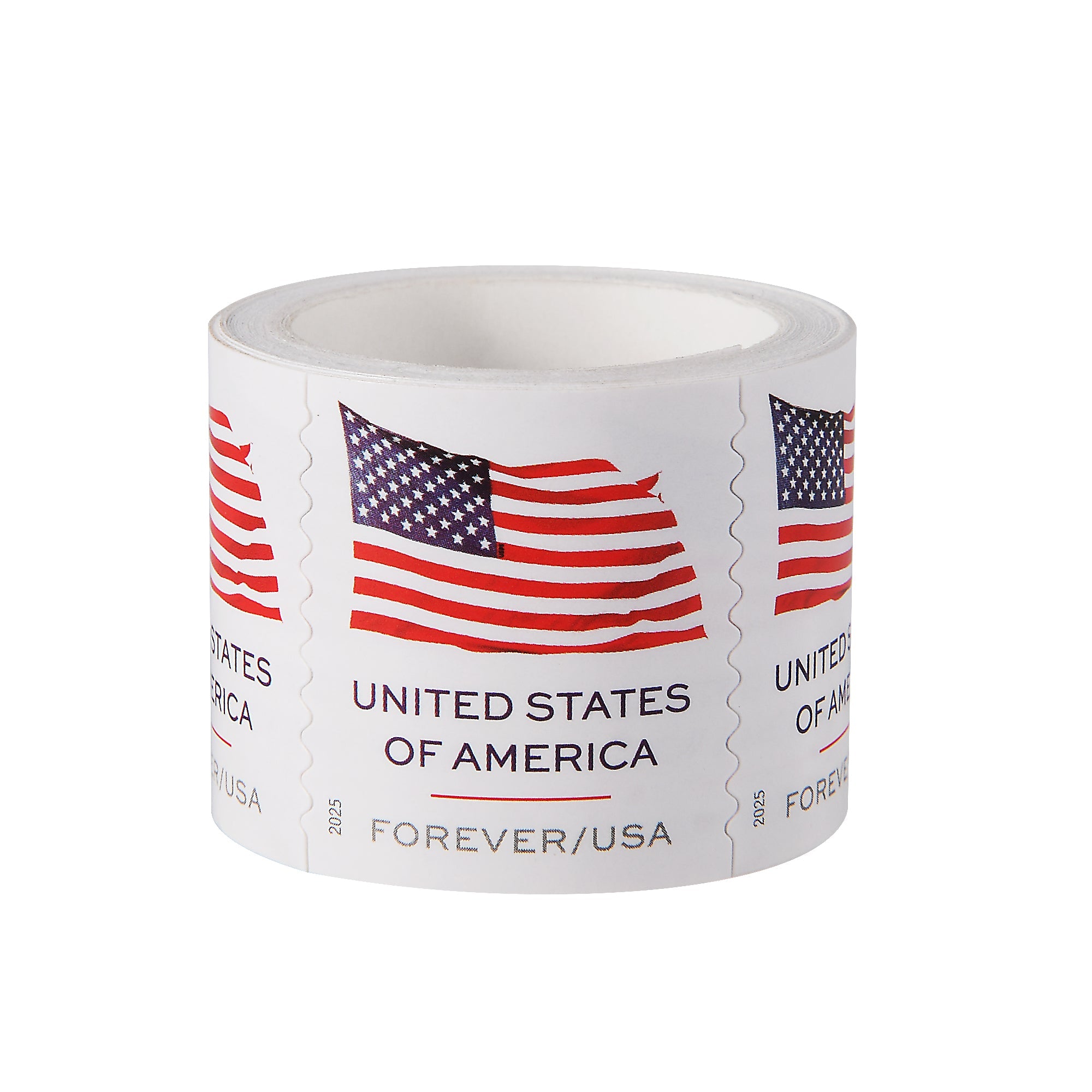2025 US Flags Booklets / Rolls Self-Stick