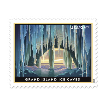 Grand Island Ice Cave Express Self-Stick